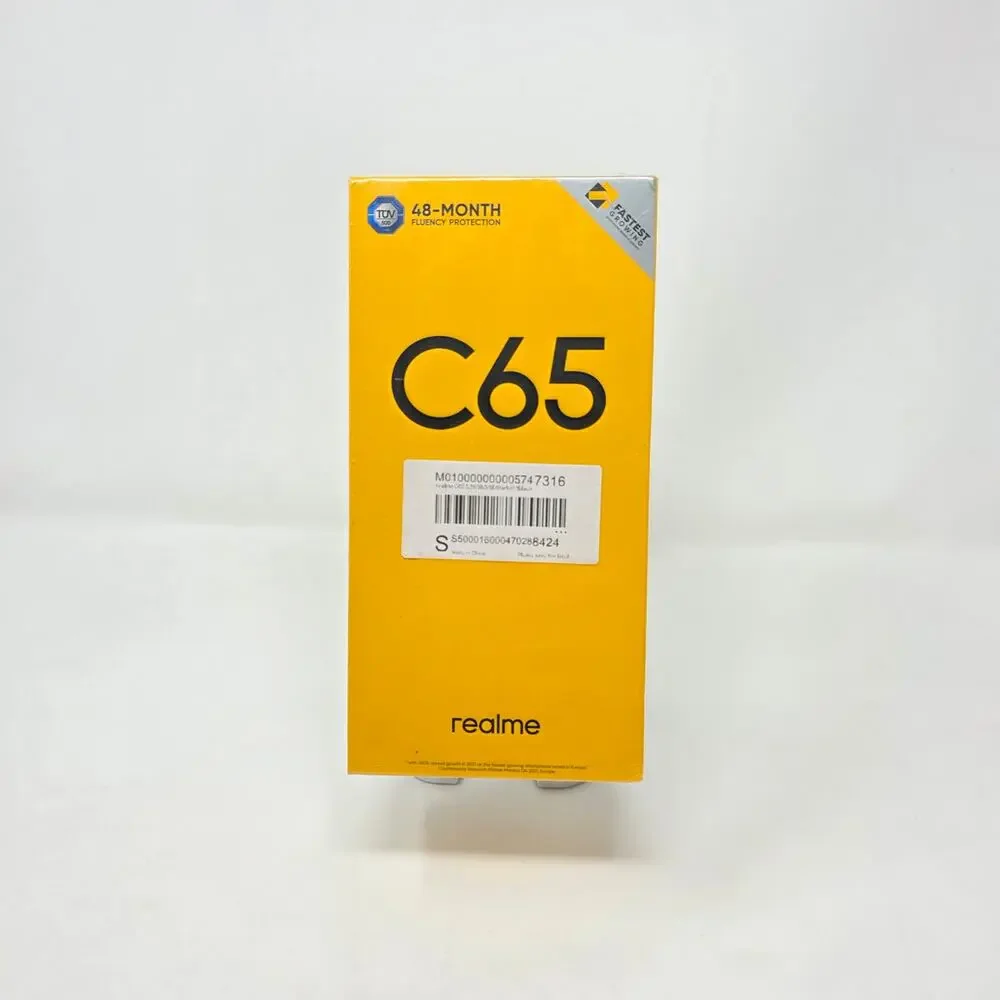 Realme C65 4G LTE Starlight Black - 6GB RAM - 128GB ROM - Unlocked - Global NEW